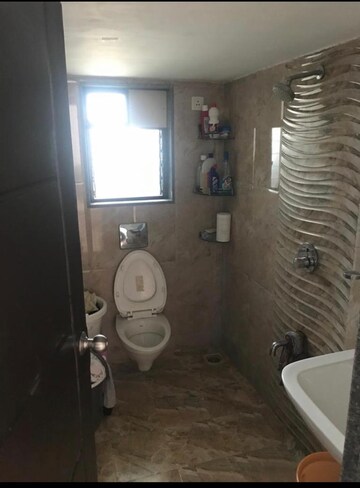 Bathroom in 1 BHK Apartment at Acme Complex 2A, Goregaon West – for Rent