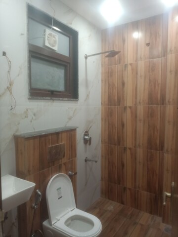 Bathroom in 3 BHK Builder Floor at Vasant Enclave – for Rent