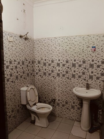 Bathroom in 2 BHK Builder Floor at Dhakoli – for Sale
