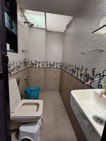 Bathroom in 2 BHK Apartment at Acme Complex 2A, Goregaon West – for Rent