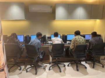 Team Area in  Office Space at Synthesis The First, Vastrapur – for Rent