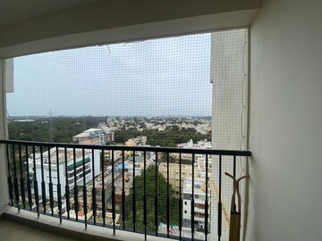 Balcony in 3 BHK Apartment at Nagarjuna Aster Park, Yelahanka New Town – for Rent