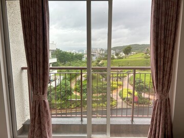 Balcony in 2 BHK Apartment at K Raheja Corp Viva, Pirangut – for Rent