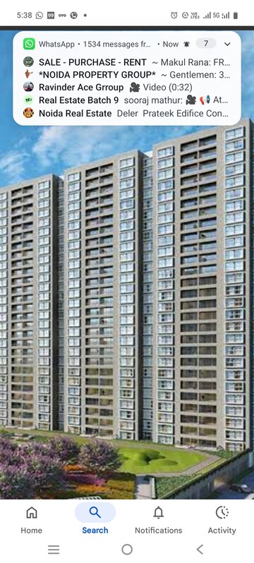 4 BHK Apartment – Exterior View View at Godrej Woods, Sector 43 - for Sale
