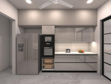 Kitchen in 4 BHK Apartment at Nyati Evoque, Wadgaon Sheri – for Sale