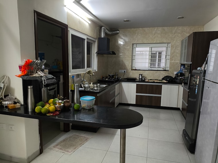 Kitchen, green-grace 3 Bedroom 2260 Sq.Ft. Apartment In Gachibowli Hyderabad 9084546