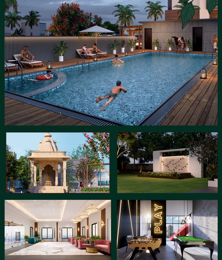 Exterior View, besa 2 Bedroom 1115 Sq.Ft. Apartment In Besa Nagpur 9084586