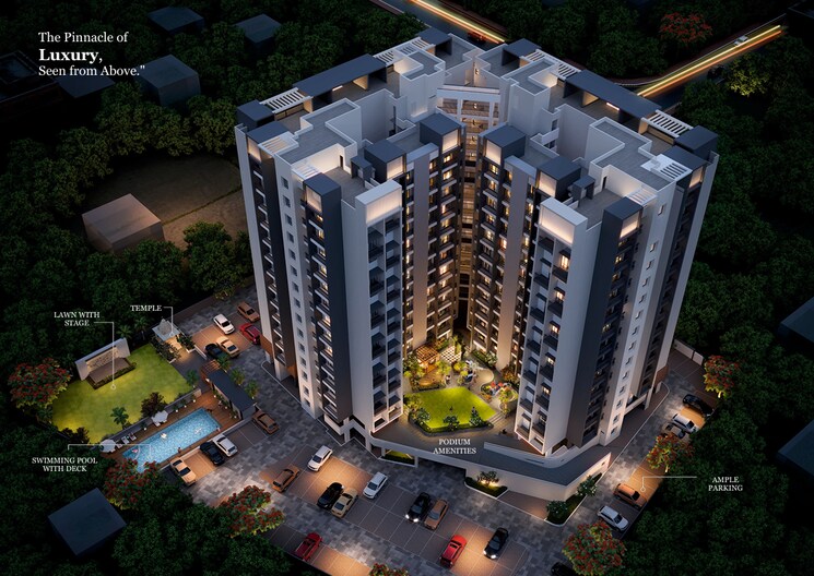 Exterior View, besa 2 Bedroom 1115 Sq.Ft. Apartment In Besa Nagpur 9084586