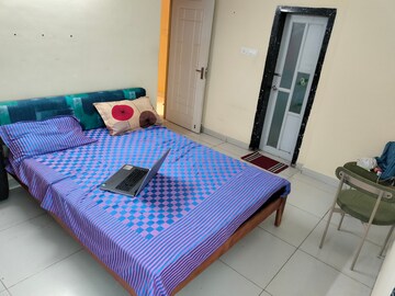 Bedroom in 2 BHK Apartment at Nakshatra Swastik Alps, Brahmand – for Rent