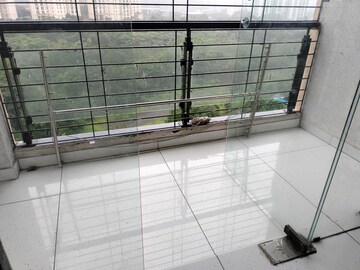 Balcony in 2 BHK Apartment at Nakshatra Swastik Alps, Brahmand – for Rent