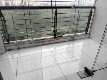 Balcony in 2 BHK Apartment at Nakshatra Swastik Alps, Brahmand – for Rent