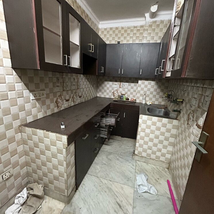 Kitchen, kotla mubarakpur 1 Bedroom 500 Sq.Ft. Builder Floor In Kotla Mubarakpur Delhi 9084788