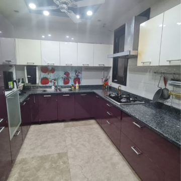 Kitchen in 4 BHK Builder Floor at Greater Kailash I – for Sale