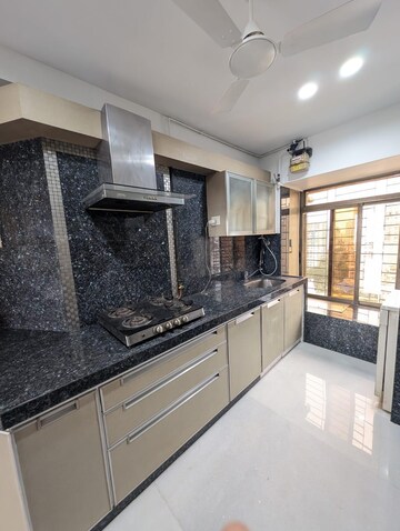 Kitchen in 3 BHK Apartment at Shivalay CHS Dadar, Dadar West – for Rent