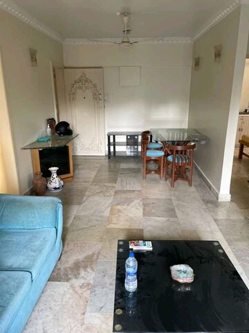 Living Room in 2 BHK Apartment at Shadaab Tower, Bandra West – for Rent