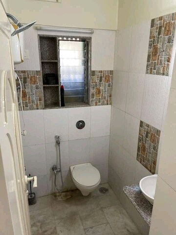 Bathroom in 2 BHK Apartment at Shadaab Tower, Bandra West – for Rent