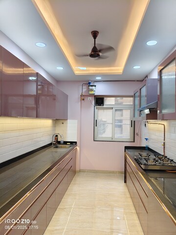 Kitchen in 3 BHK Apartment at Acropolis CHS, Vile Parle West – for Rent