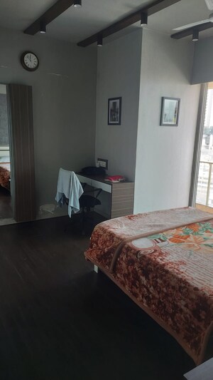 Bedroom in 3 BHK Apartment at S B Trevedia Vuepoint, Prabhadevi – for Rent