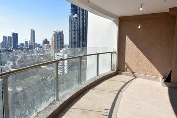 Balcony in 3 BHK Apartment at S B Trevedia Vuepoint, Prabhadevi – for Rent