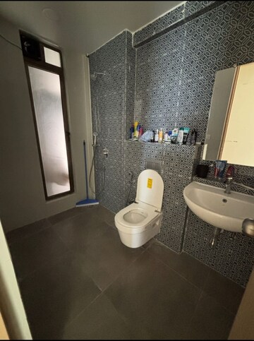 Bathroom in 2 BHK Apartment at Nahar Amaryllis Towers and Plaza, Chandivali – for Rent