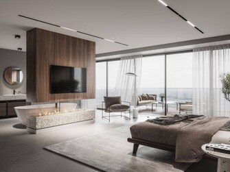 4 BHK + Study Room 3929 Sq.Ft. Apartment in Godrej Miraya