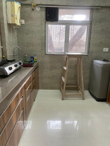 Kitchen in 3 BHK Apartment at Nahar Amaryllis Towers and Plaza, Chandivali – for Rent