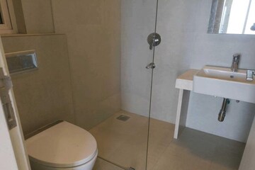 Bathroom in 3 BHK Apartment at Avighna One Avighna Park, Lower Parel – for Rent