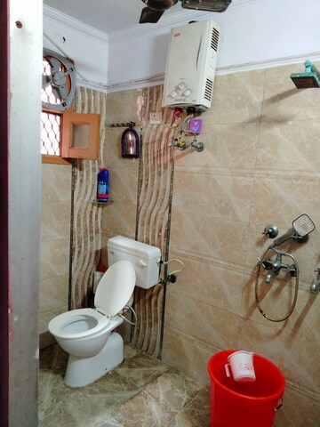 Bathroom in 2 BHK Builder Floor at Vasundhara Sector 3 – for Rent
