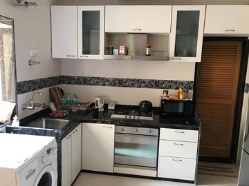 Kitchen in 2 BHK Apartment at Orchid Apartment Khar West, Khar West – for Rent