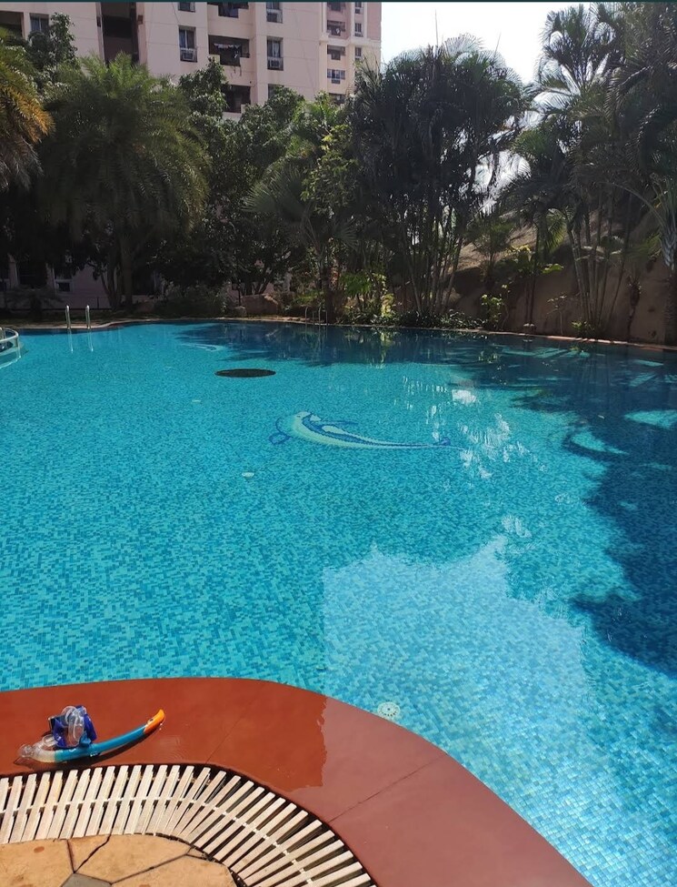 Swimming Pool, l-and-t-serene-county 4 Bedroom 2550 Sq.Ft. Apartment In Gachibowli Hyderabad 9085165