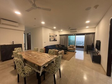 Living Room in 3 BHK Apartment at Lokhandwala Minerva Mahalaxmi, Mahalaxmi – for Rent