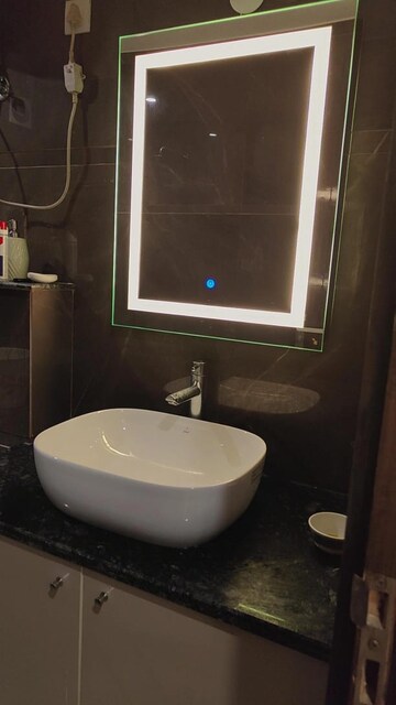 Bathroom in 4 BHK Builder Floor at Eros Rosewood City, Sector 49 – for Rent