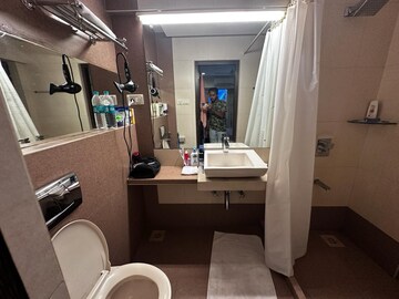 Bathroom in 2 BHK Apartment at Kabra Ajanta, Santacruz West – for Rent