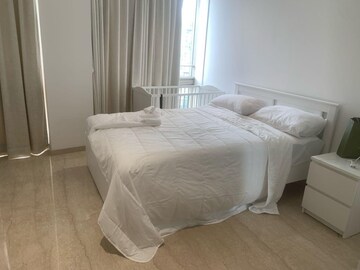 Bathroom in 4 BHK Apartment at Lodha Marquise, Worli – for Rent