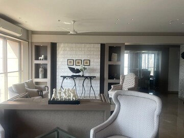 Living Room in 4 BHK Apartment at Lodha Bellissimo, Mahalaxmi – for Rent