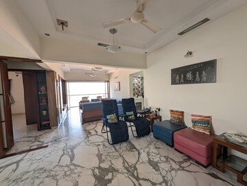 Living Room in 4 BHK Apartment at Prabhadevi CHS, Prabhadevi – for Rent