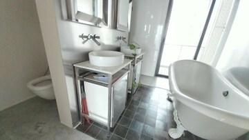 Bathroom in 4 BHK Apartment at Lodha New Cuffe Parade, Wadala – for Rent