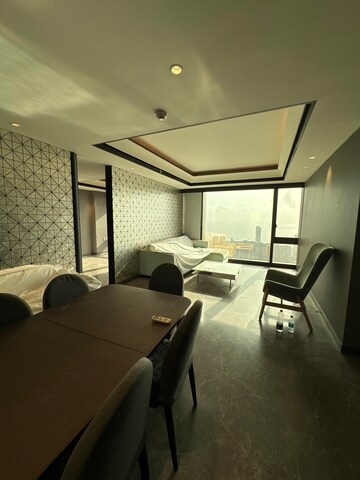 Living Room in 4 BHK Apartment at Lodha Trump Tower, Worli – for Rent