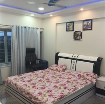 Bedroom in 3 BHK Apartment at Kumar Papillon, Sutarwadi – for Rent