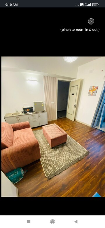 Living Room in Studio Apartment at Spectrum@Metro, Sector 75 – for Rent