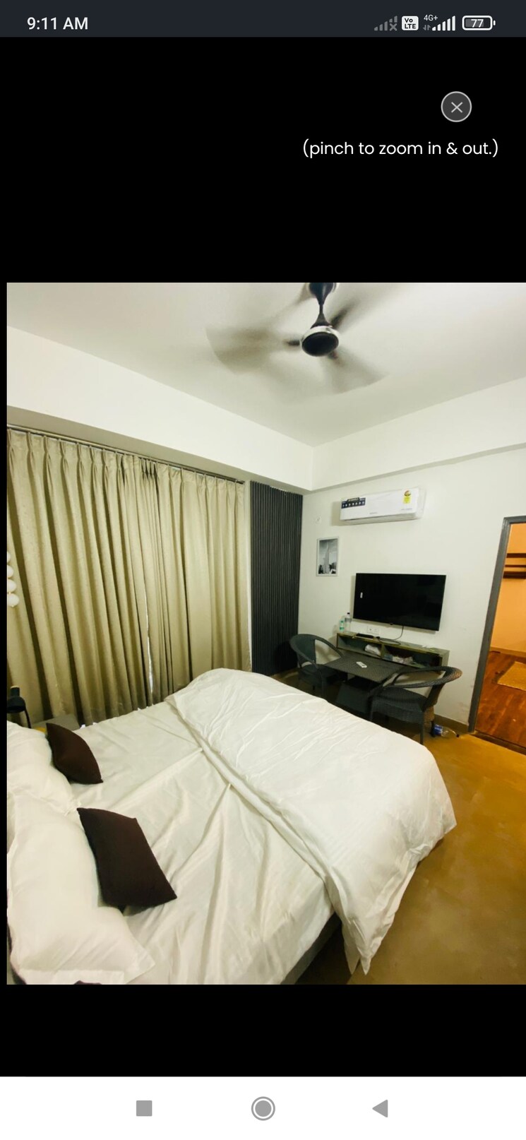 Bedroom, spectrum-metro Studio 600 Sq.Ft. Apartment In Sector 75 Noida 9085435