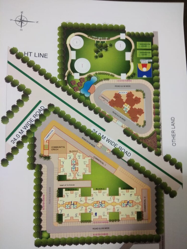 Master Plan, zara-rossa 2 Bedroom 900 Sq.Ft. Apartment In Sector 112 Gurgaon 9085448