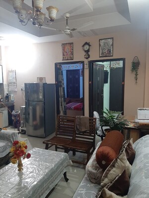 Living Room in 1 BHK Apartment at Crossing Republik, Crossing Republic – for Sale
