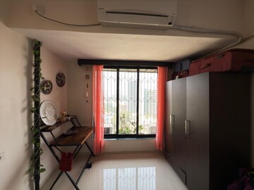 Bedroom in 2 BHK Apartment at Gurukrupa Marina Enclave, Malad West – for Rent