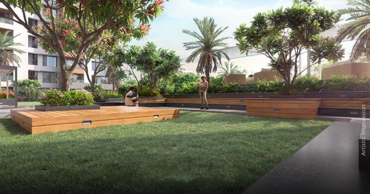 Garden, vasupujya-neco-park-central 3 Bedroom 1250 Sq.Ft. Apartment In Kharadi Pune 9085557