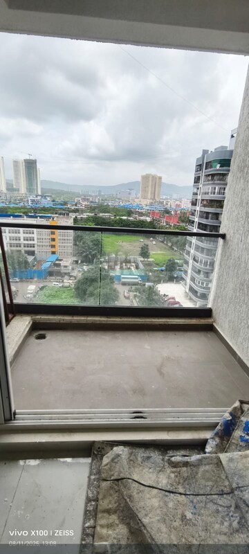 Balcony in 2 BHK Apartment at Satyam Alliaance Icon, Ghansoli – for Rent