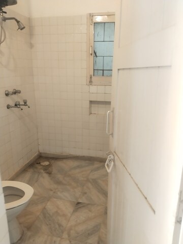 Bathroom in 3 BHK Builder Floor at Sheikh Sarai – for Rent
