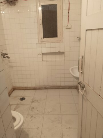 Bathroom in 3 BHK Builder Floor at Sheikh Sarai – for Rent
