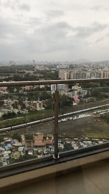 Balcony in 2 BHK Apartment at Runwal The Central Park, Chinchwad – for Rent