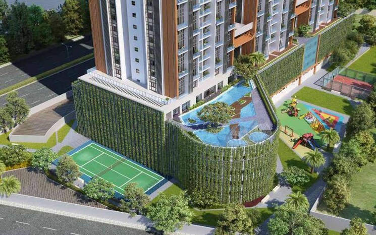 Balcony, duville-riverdale 2 Bedroom 1309 Sq.Ft. Apartment In Kharadi Pune 9085766